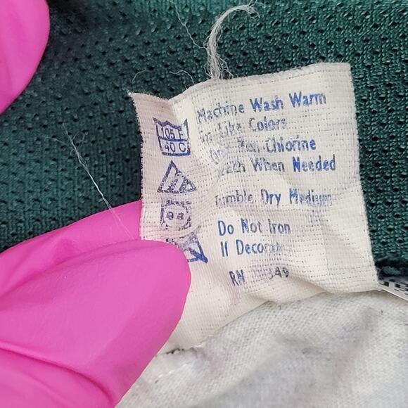 Vintage 80s Taz-Mania Mesh Hooded Shirt Small 17x24 Cropped - Picture 8 of 13